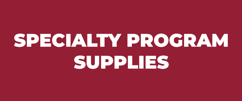 Specialty Program Supplies Button
