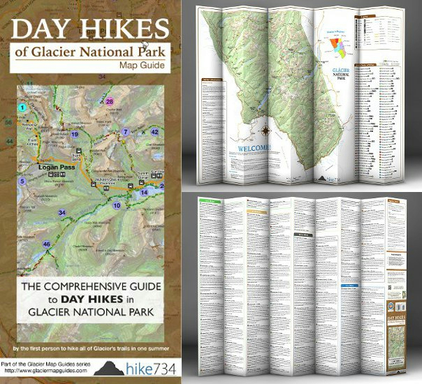 Day Hikes Of Glacier National Park Map Guide  FVCC Bookstore